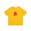 Abbigliamento AS Roma T-Shirts E Polo | Maglietta Manica Corta Logo Lupetto As Roma 0-24 Mesi, Neonato, Giallo