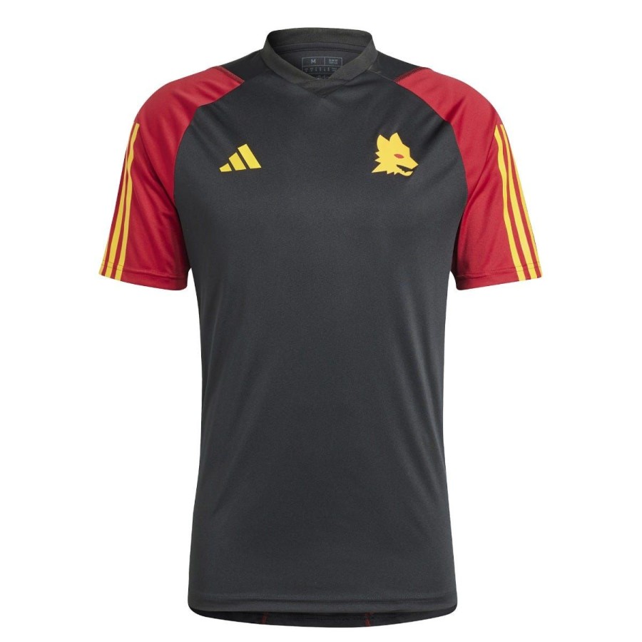 Allenament AS Roma T-Shirts E Polo | Maglia Allenamento As Roma, Uomo, Nero