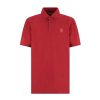 Abbigliamento AS Roma T-Shirts E Polo | Polo Premium In Piquet, Uomo, Bordeaux