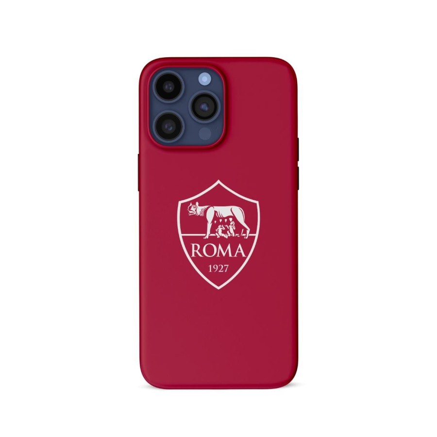 Accessori AS Roma Accessori Per Cellulari | Cover Smartphone Logo Crest As Roma, Rosso