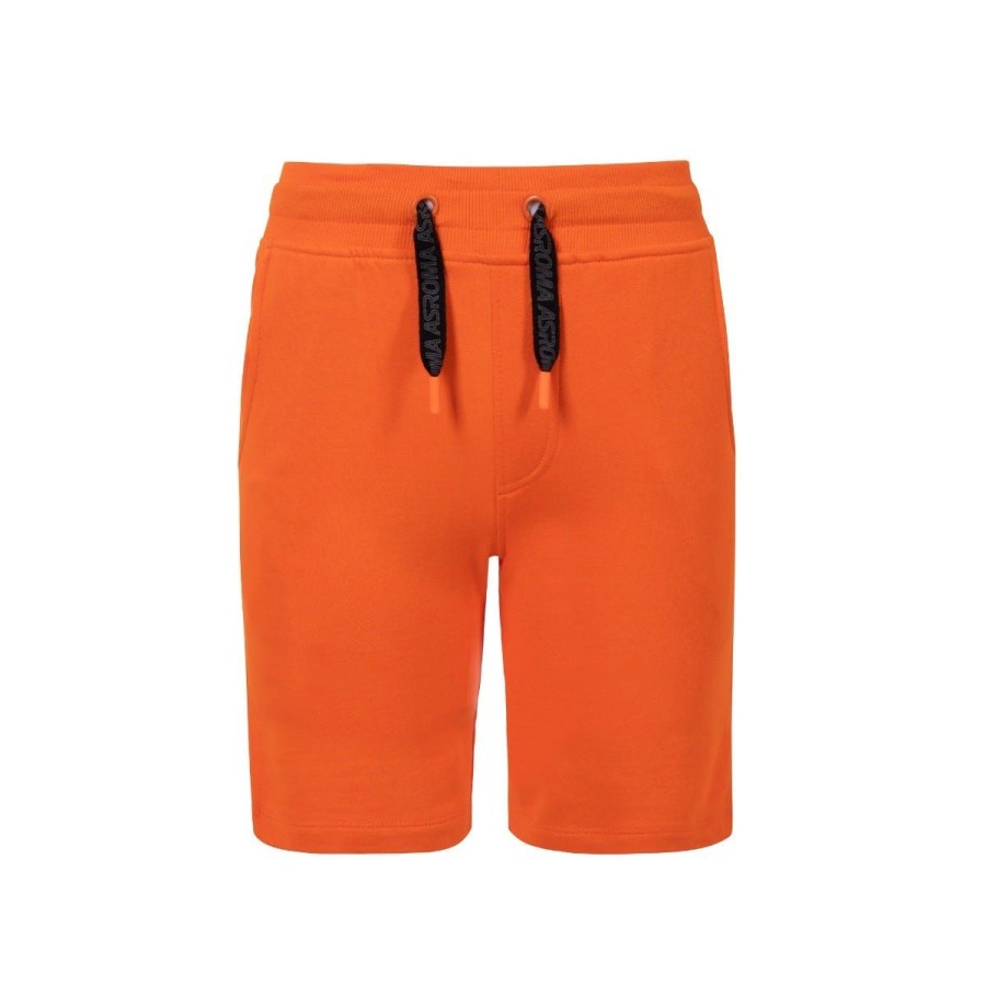 Abbigliamento AS Roma Tute E Pantaloni | Bermuda Con Laccio E Taschino Sul Retro In Cotone Da Bambini Arancio