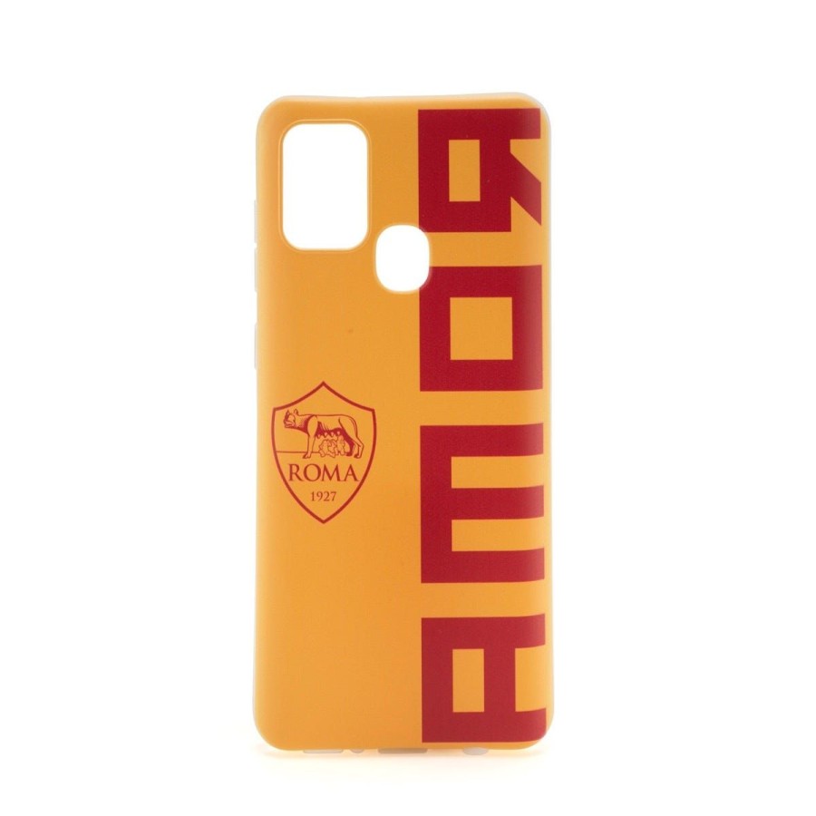 Accessori AS Roma Accessori Per Cellulari | Cover Per Samsung A21Roma Amor Gialla