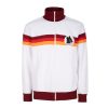 Abbigliamento AS Roma Felpe | Felpa Con Zip Modello Retro Anno 1977 - 78 Uomo Bianca