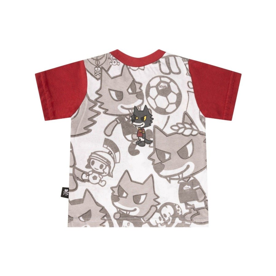 Abbigliamento AS Roma T-Shirts E Polo | T-Shirt Tokidoki As Roma, Bambini, Grigio E Bordeaux