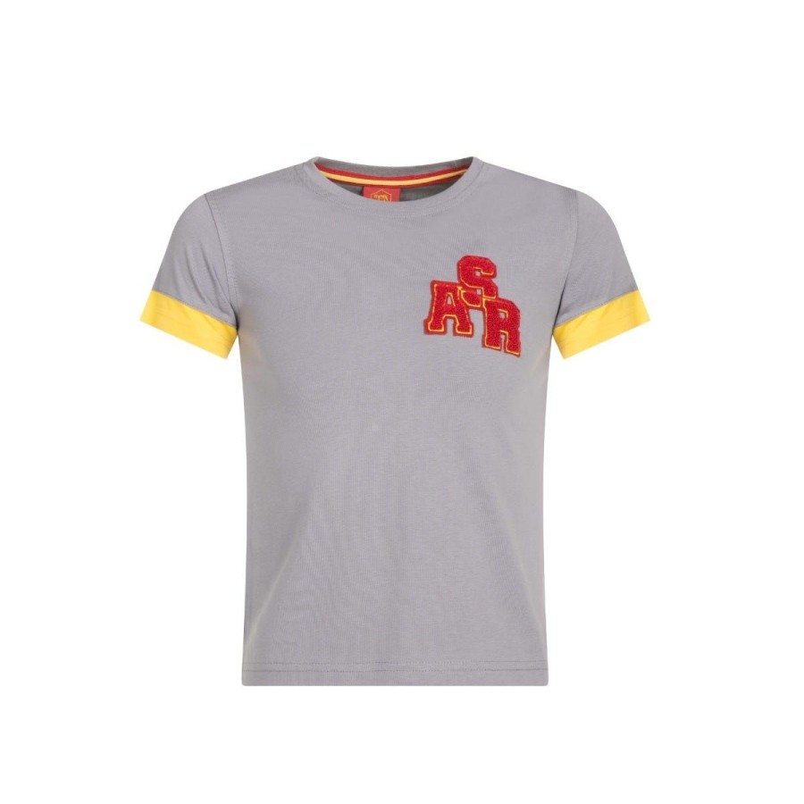 Abbigliamento AS Roma T-Shirts E Polo | T-Shirt As Roma College Asr, Bambini, Grigio