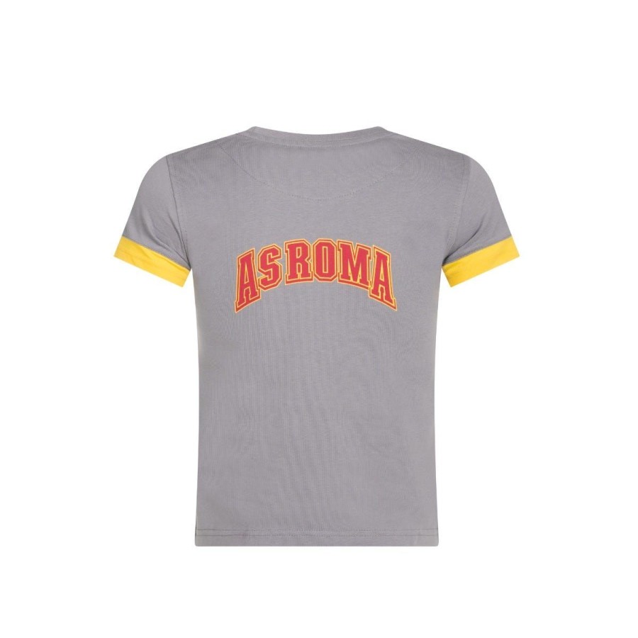 Abbigliamento AS Roma T-Shirts E Polo | T-Shirt As Roma College Asr, Bambini, Grigio