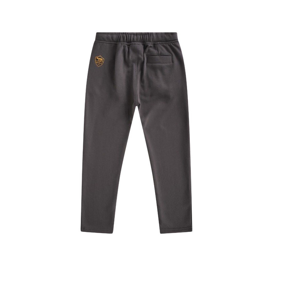 Abbigliamento AS Roma Tute E Pantaloni | Pantalone As Roma In Felpa; Bambini, Grigio