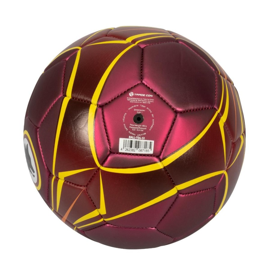 Accessori AS Roma Palloni | Pallone Da Calcio As Roma Finitura Metallizzata E Logo Lupo, Taglia 1