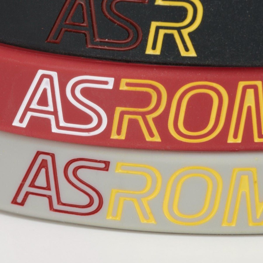 Accessori AS Roma Gioielli | Set 3 Braccialetti In Silicone