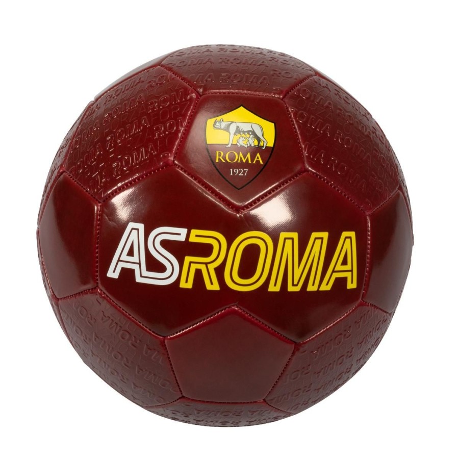 Accessori AS Roma Palloni | Pallone As Roma Con Pattern Forza Roma In Rilevo, Taglia 5