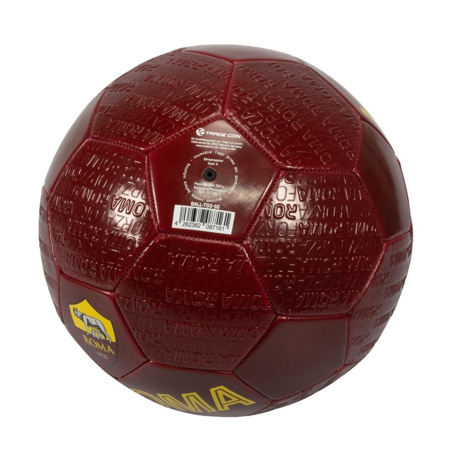 Accessori AS Roma Palloni | Pallone As Roma Con Pattern Forza Roma In Rilevo, Taglia 5