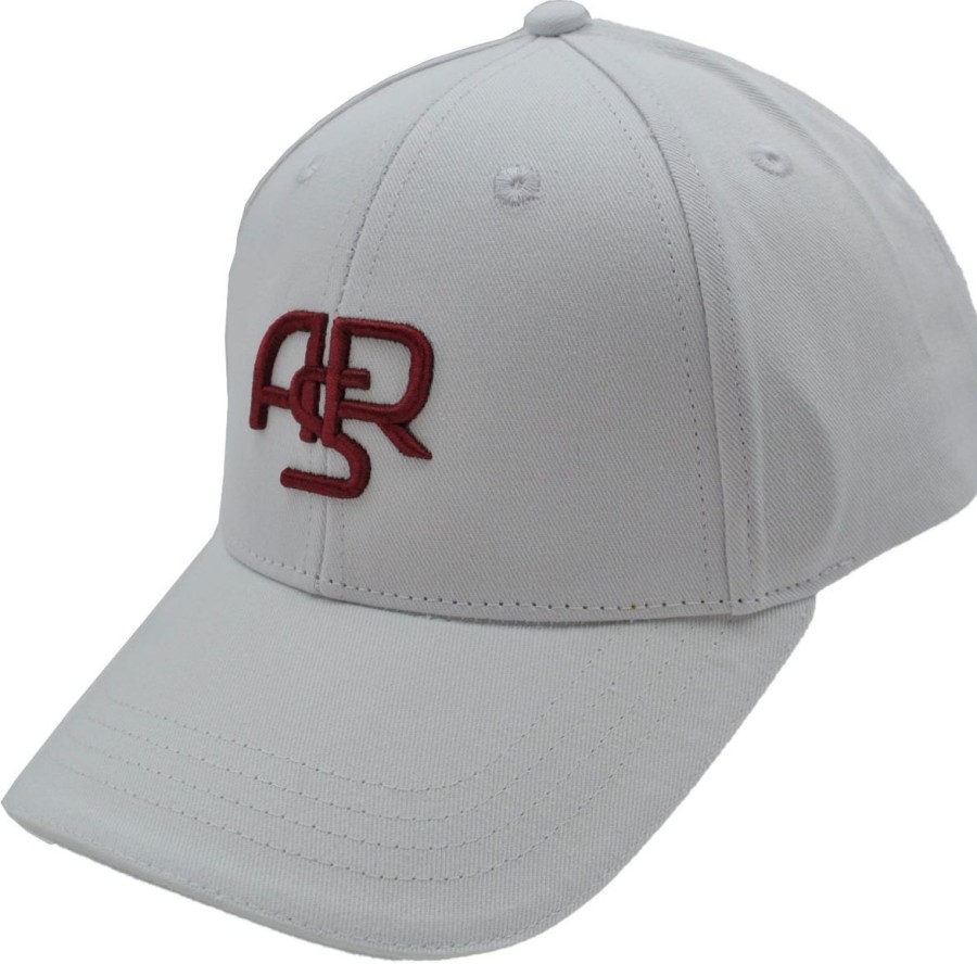 Accessori AS Roma Cappellini E Berretti | Cappellino As Roma Con Monogramma Asr Ricamato, Adulto, Grigio