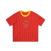 Abbigliamento AS Roma T-Shirts E Polo | Maglietta Manica Corta Logo Crest As Roma 0-24 Mesi, Neonato, Rosso