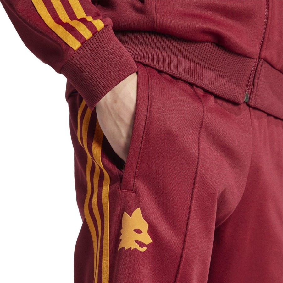 Abbigliamento AS Roma Tute E Pantaloni | Pantaloni Tuta Adidas X As Roma, Adulto, Rosso