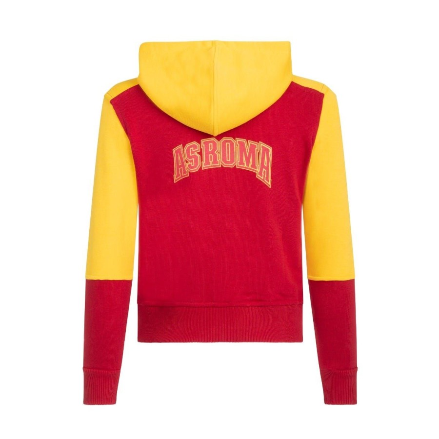 Abbigliamento AS Roma Felpe | Felpa Con Cappuccio College Asr, Bambini, Rosso