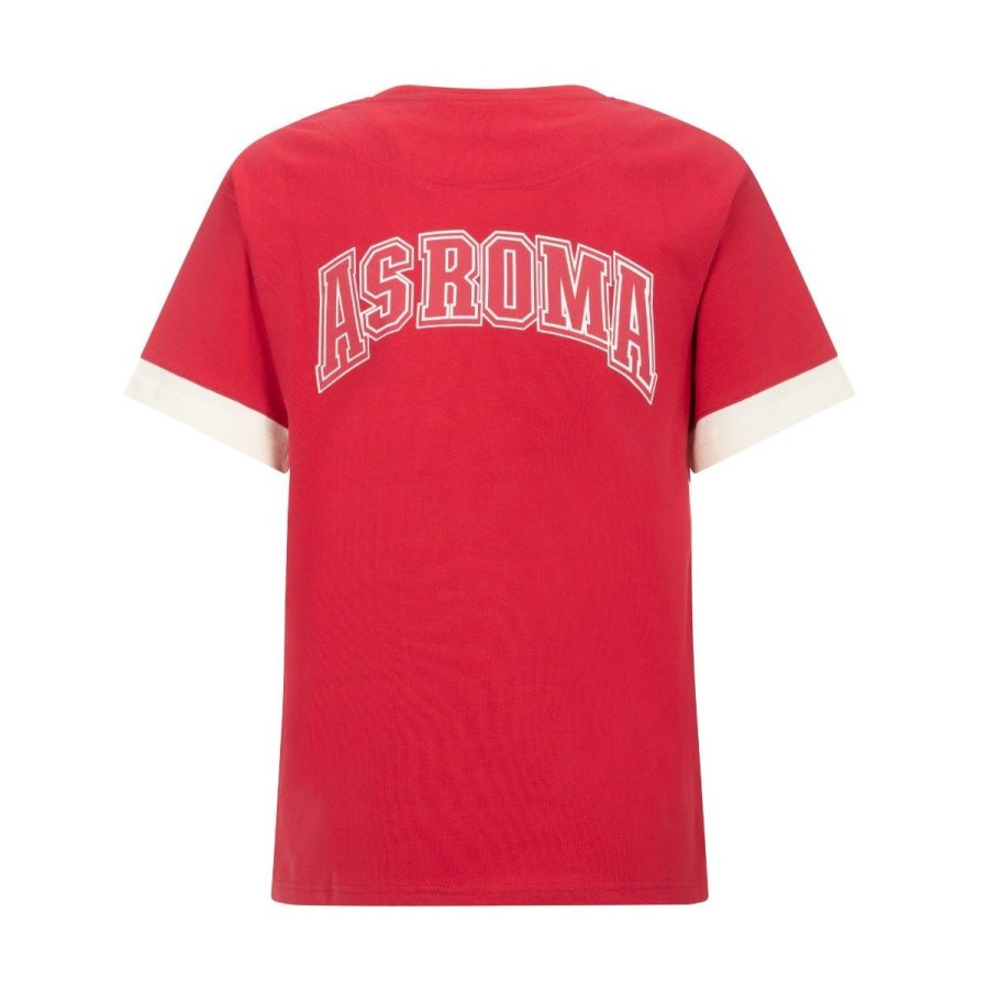 Abbigliamento AS Roma T-Shirts E Polo | T-Shirt As Roma College Asr, Donna, Rosso